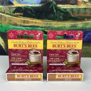 Burt’s Bees Limited Edition Chai Tea Moisturizing Lip Balm 2pc
